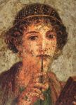 So-called Sappho from Pompeii (Naples, MANN 9084) From Wikicommons